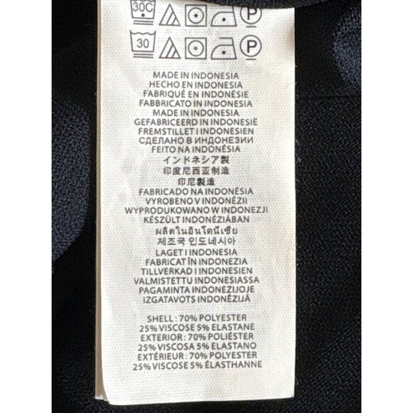 MICHAEL Michael Kors Pencil Skirt, Black w/Gold Exposed Zippers Women's Size 8 - Picture 9 of 10